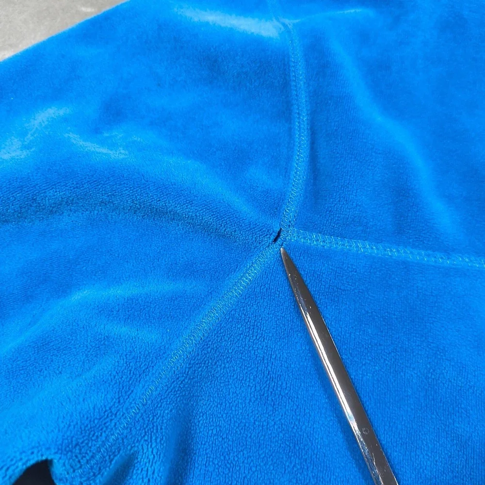 Vintage Polo Sport Sweatshirt Mens XL‎ Blue Fleece Quarter Zip Pullover Polartec